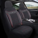Opel Corsa E Araçlara Uyumlu Oto Koltuk Kılıfı Seti - Yıldız Serisi Siyah