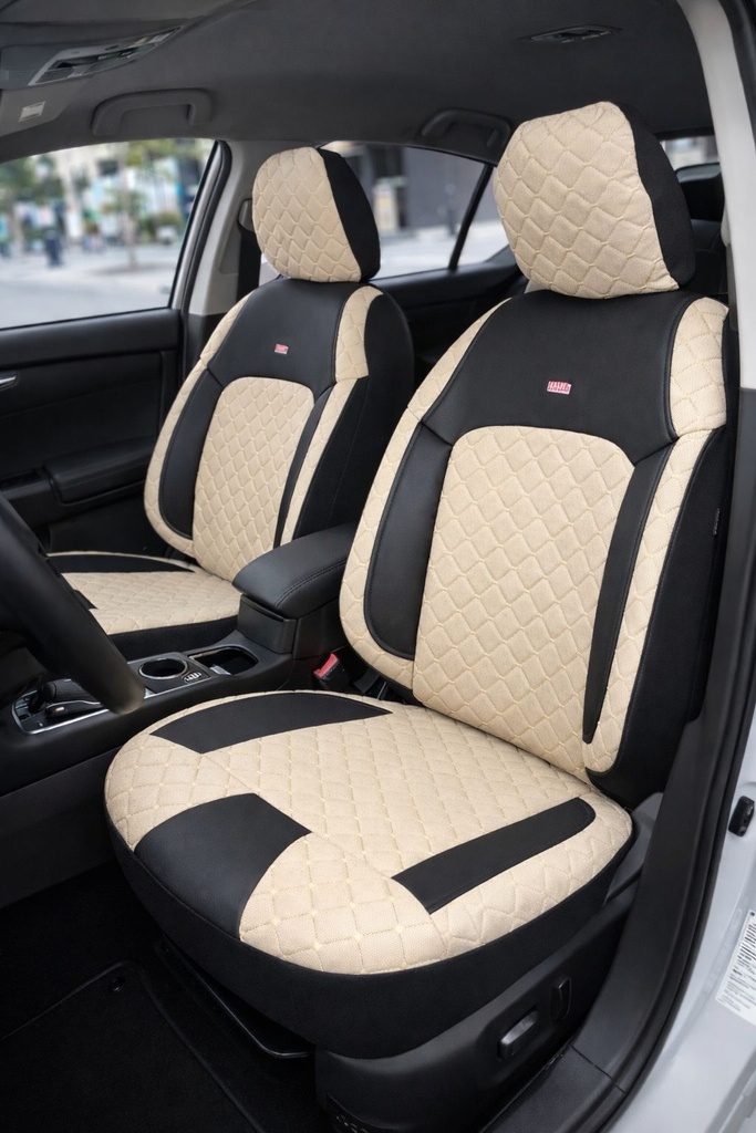 Peugeot 106 Araçlara Uyumlu Oto Koltuk Kılıfı Seti- Efesum Sarı 