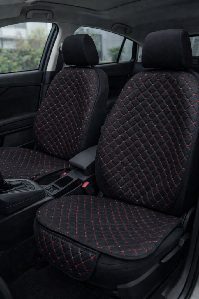 Hyundai Accent Admire Araçlara Uyumlu 3 Parça Oto Koltuk Minderi - Keten Gri 